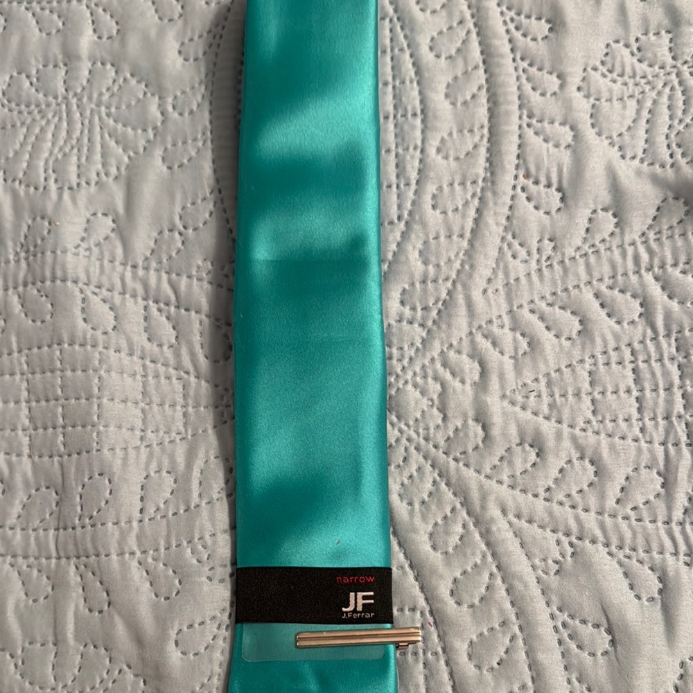 JF J.Ferrar Blue Belt Sleek Satin Finish